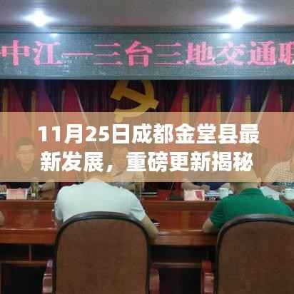 揭秘成都金堂县最新发展动态,11月25日重磅更新